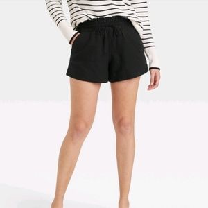 A New Day (Target) High Rise Black Shorts Size Medium